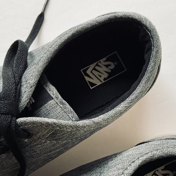 VANS "Off the Wall" YOUTH Lace-Up Skate Shoe Low Top Sneaker EUC Size Youth 7 - Picture 8 of 10